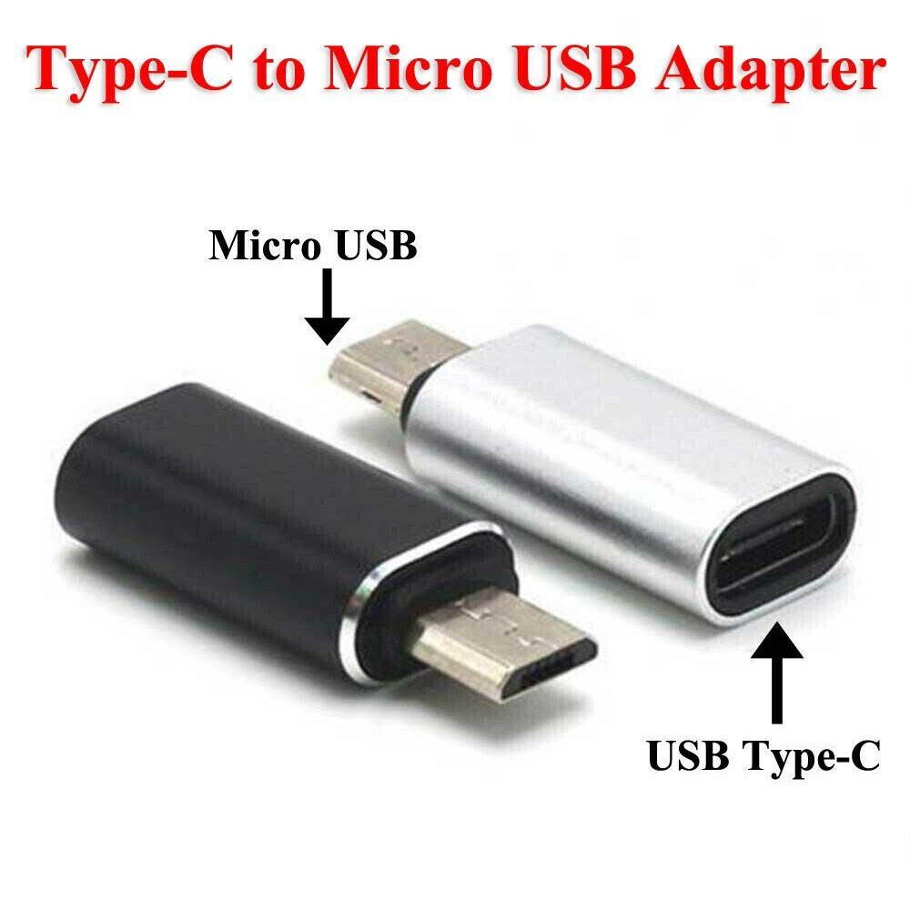 Bộ Chuyển Đổi Đầu Đực Sang USB-C Micro USB Loại C Đầu Nối Sạc Dữ Liệu