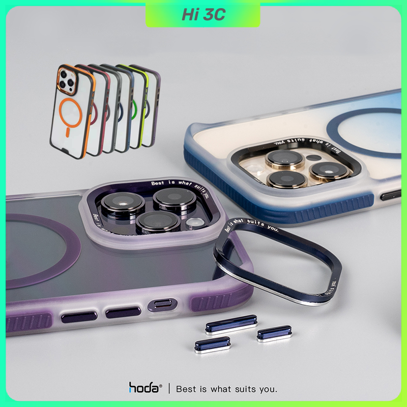 Hoda Đầy Màu Sắc trong suốt pha lê Magsafe Trường Hợp Đối Với iPhone 15 Pro Max Trường Hợp Chống Sốc, Drop-Ressistant Đối Với iPhone 15 Pro Trường Hợp Ban Đầu
