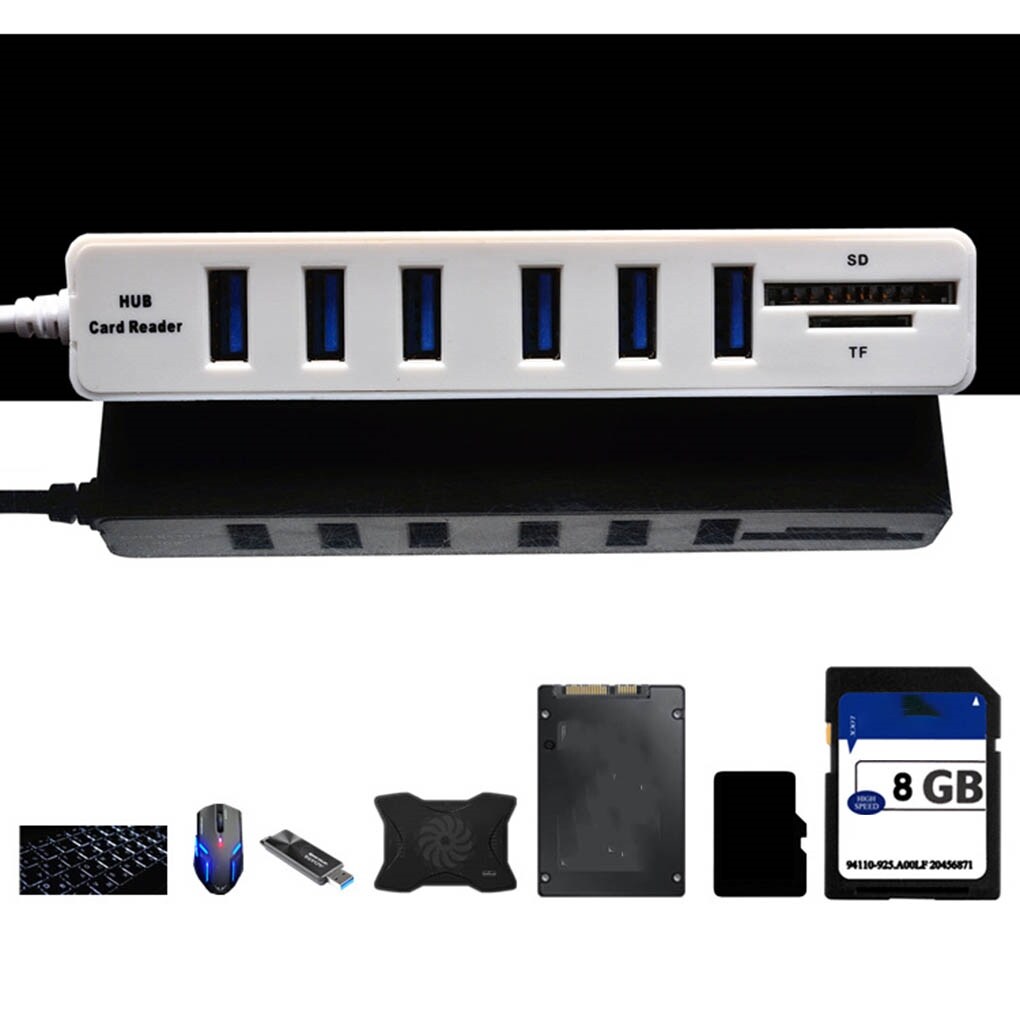 【Hot Sale】 USB Hub 3/6 Port Expander Adapter USB 3.0 Hub Multi USB Splitter 2.0 Hab 3 Hub 3.0 Multiple For PC Computer Accessories