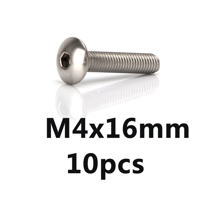 Ready stock m3 m4 m5 m6 m8 stainless steel 304 mushroom head hex hexagon socket head bolt screws bolts length 5mm-60mm diy tool