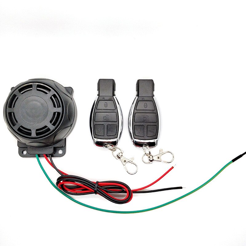 Universal 12V Vibration Alarm For Car Motorcycle Sound Warning Horns Easy Install Anti-Theft Alarming Apparatus Remote
