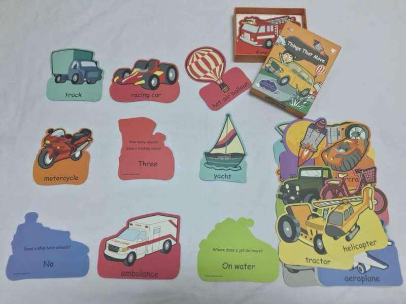 3D UK FLASH CARD THINGS THAT MOVE Malaysia