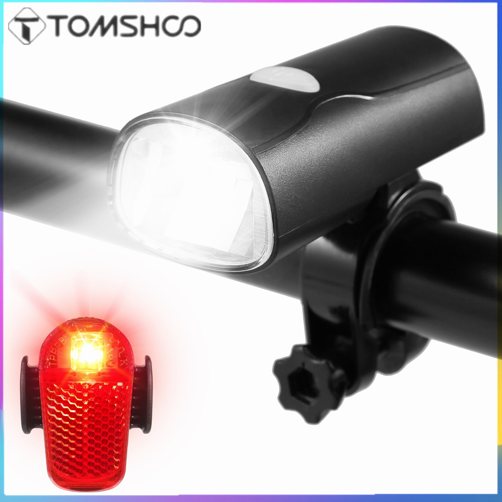 Smart Bike Tail Light, Intelligent Brake Sensing Rear LED Safety Warning Lights | UK