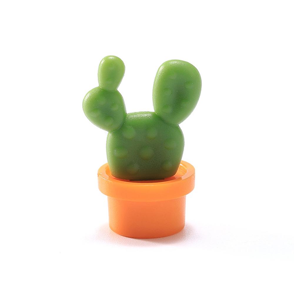 6PCS/Lot Refrigerator Magnet Cute Kitchen Message Board Home Decoration Magnetic Stickers Simulation Cactus Refrigerator Magnet Succulent Potted