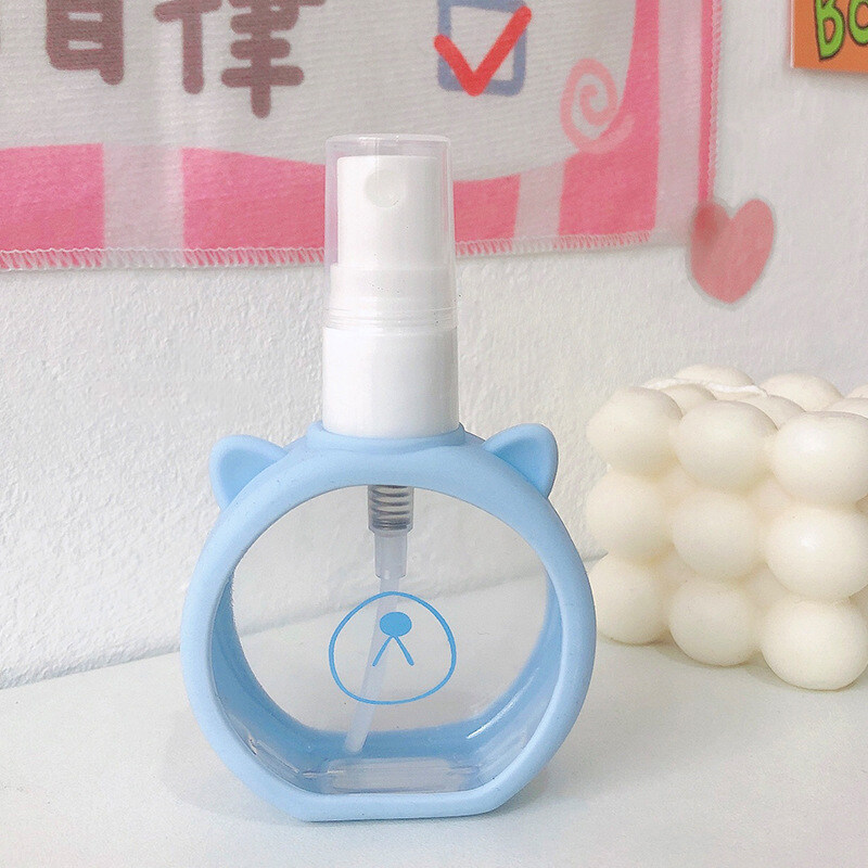 【PrettySet】Cartoon Cat Spray Bottle Travel Storage Dispenser Bottle