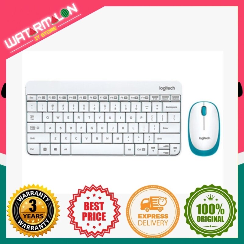 Logitech MK245 Wireless Combo Keyboard and Mouse - Black/White Malaysia