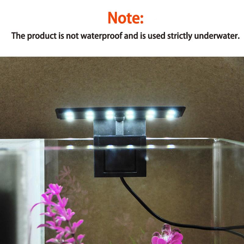 Đèn LED Bể Cá Chiếu Sáng Trồng Cây Đèn Kẹp Không Thấm Nước
