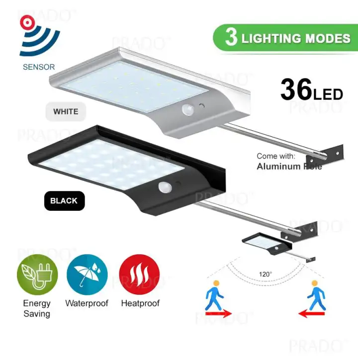 Prado Malaysia 36 Led Outdoor Garden Security Solar Powered Motion Outdoor Garden Security Solar Powered