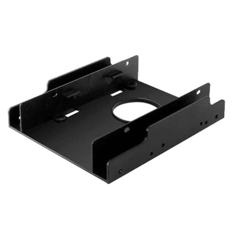 thumbnail image 2 of Hdd Cage 2.5 / 3.5 To 5.25 Drive Bay Computer Case Adapter HDD Mounting Bracket SSD 5.25 Bay 2 of 13