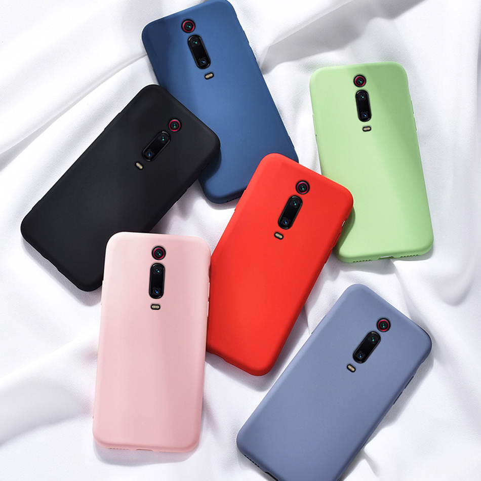 Mi 9T Case for Xiaomi Mi 9T Pro Original Liquid Silicone Case Rubber Microfiber Cloth Lining Cushion Phone Capa for Redmi K20