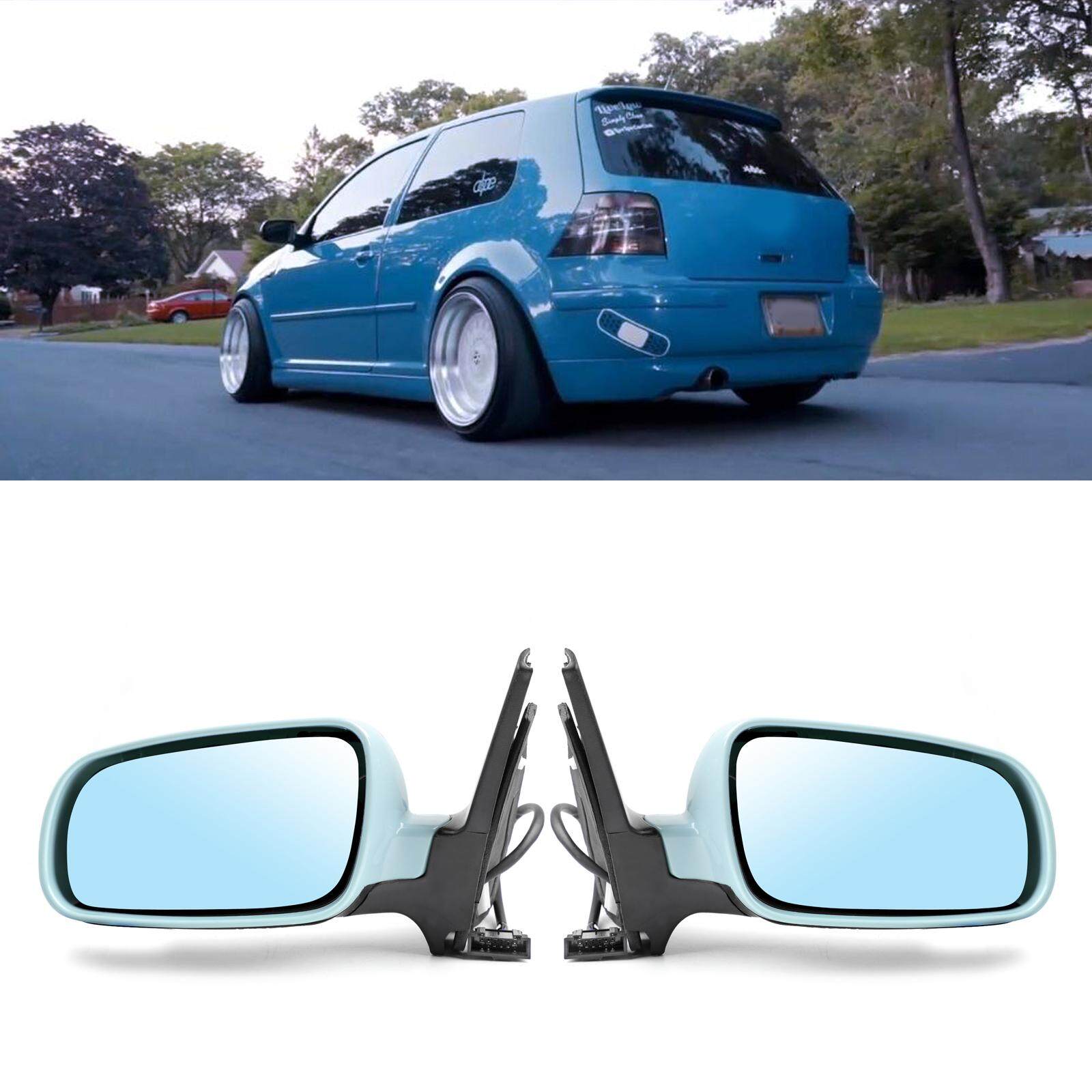 Areyourshop Pasangan Listrik Lipat Samping Pintu Cermin untuk VW Golf Volkswagen Bora Mk4 1998-2005