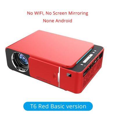 ดูภาพ T6แบบพกพาโปรเจคเตอร์ HD LED (Android Wifi อุปกรณ์เสริม) เครื่องฉายวิดีโอสนับสนุน4K Full HD 1080P โรงหนังโฮมเธียเตอร์ เพิ่มเติม T6แบบพกพาโปรเจคเตอร์ HD LED (Android Wifi อุปกรณ์เสริม) เครื่องฉายวิดีโอสนับสนุน4K Full HD 1080P โรงหนังโฮมเธียเตอร์