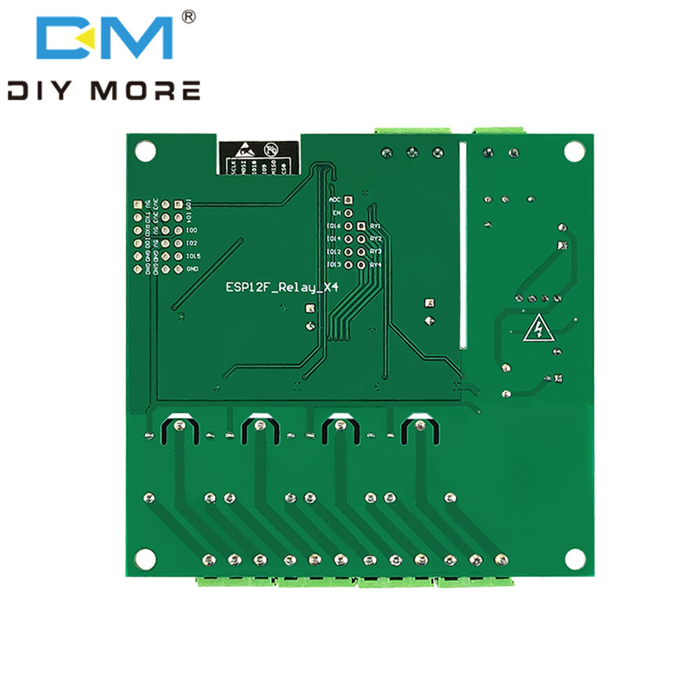 diymore Esp8266 Wifi Duy Nhất/Bốn cách mô-đun Rơle ESP-12F bảng mạch phát triển DC5-80V AC/DC