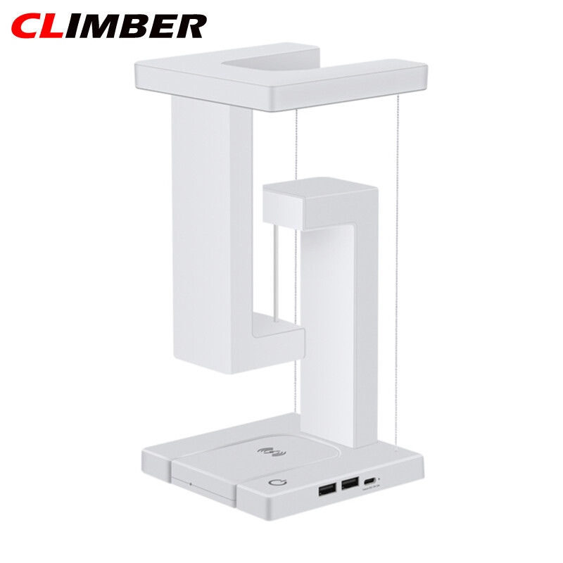 CLIMBER Smartphone Wireless Charging Suspension Table Lamp Eye Protection Led Night Light Home Romantic Decoration