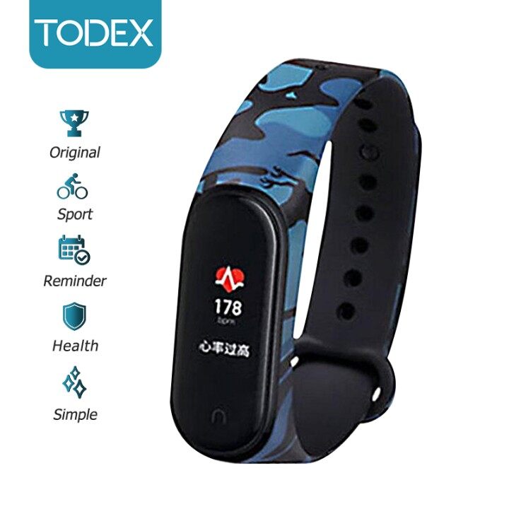 TODEX Thiết Bị Theo Dõi Sức Khỏe Thông Minh M4 Chống Nước Vòng Tay Thể