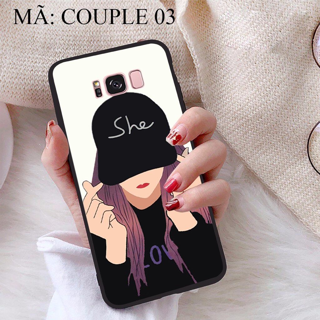 Ốp lưng samsung s8 plus viền dẻo tpu bst ốp cặp