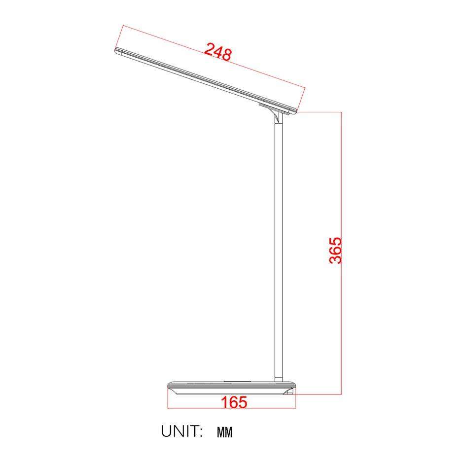 Nóng Di Động Bán Chạy USB Sạc LED Để Bàn Bàn + TỀ Không Dây Sạc Điện Thoại Nhà Đọc Sách