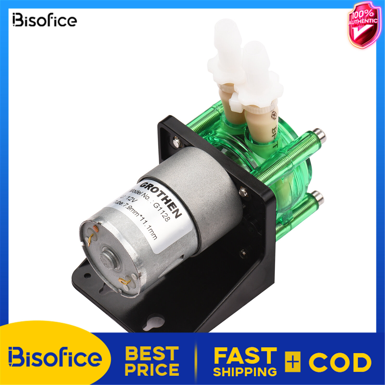 Bisofice GROTHEN DC 24V Dosing Pump Peristaltic Pump Mini Water Liquid Pump Large Flowrate