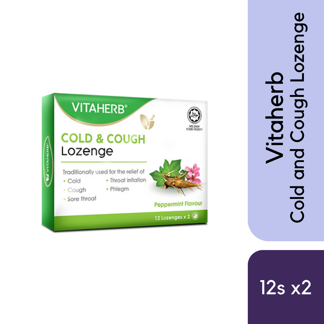 VITAHERB Cold and Cough Lozenge 12s x2 Lazada