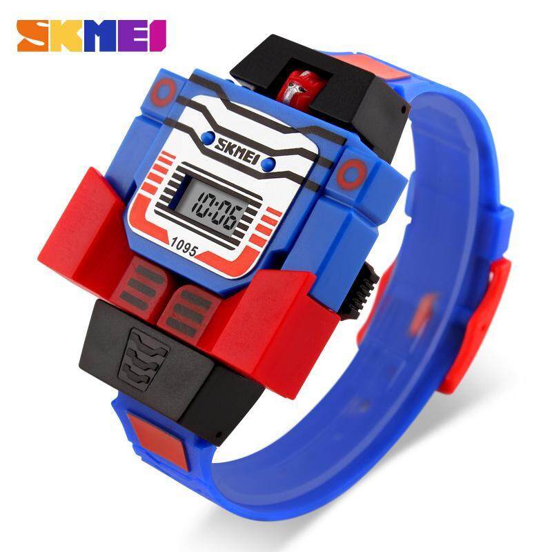 Nơi bán Thương Hiệu SKMEI Trẻ Em Đồng Hồ Bé Trai Hoạt Hình Thể Thao Sáng Tạo Robot Biến Hình Transformers Biến Hình Đồ Chơi Bé Trai Dây ĐÈN LED Đồng Hồ Kỹ Thuật Số đồng Hồ trẻ em