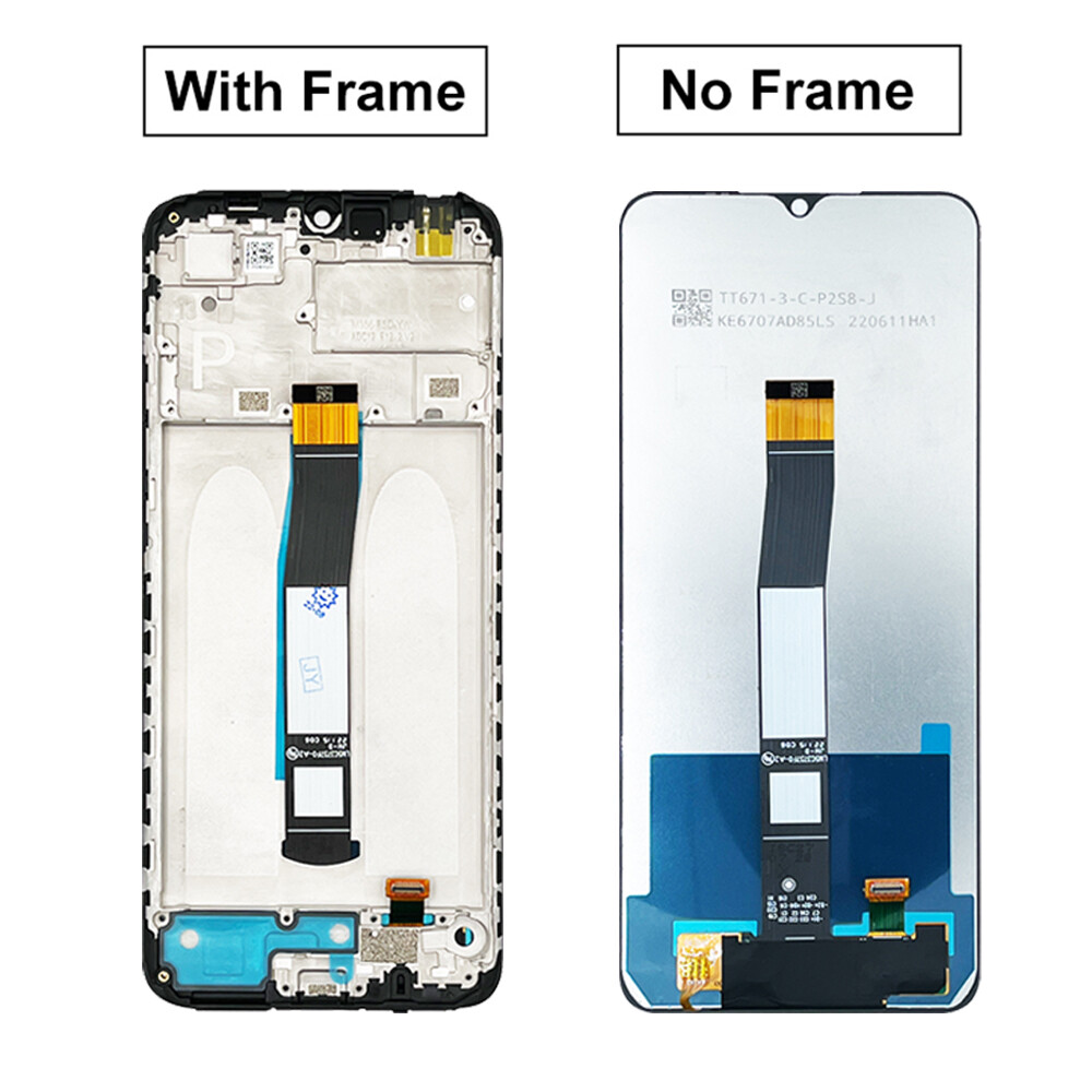 6.71" Original For Xiaomi Redmi 10c LCD Display Touch Screen Digitizer Assembly For Redmi 10c LCD Replacement Parts with Frame