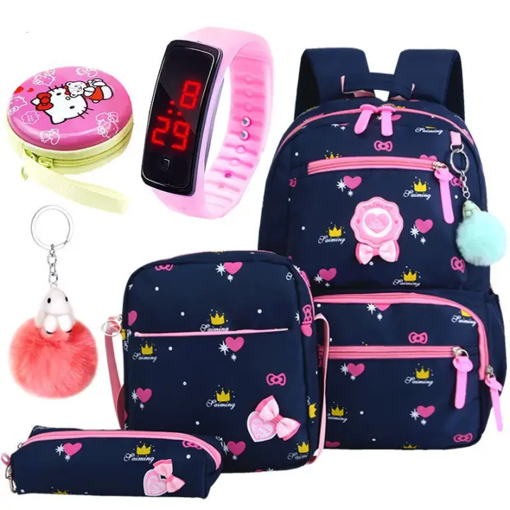 barbie school bag set