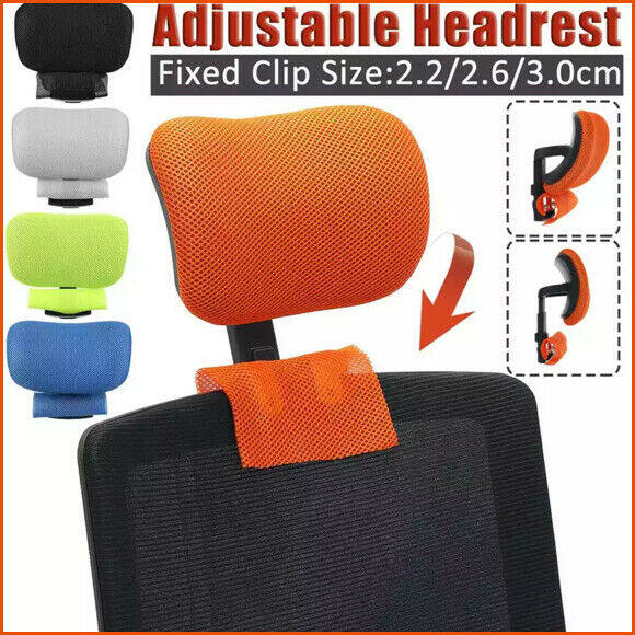 Computer Chair Headrest Adjustable Swivel Lifting Chair Neck Protection Pillow, For Office Computer Swivel Lift Chair Neck Protection Fixed Clip