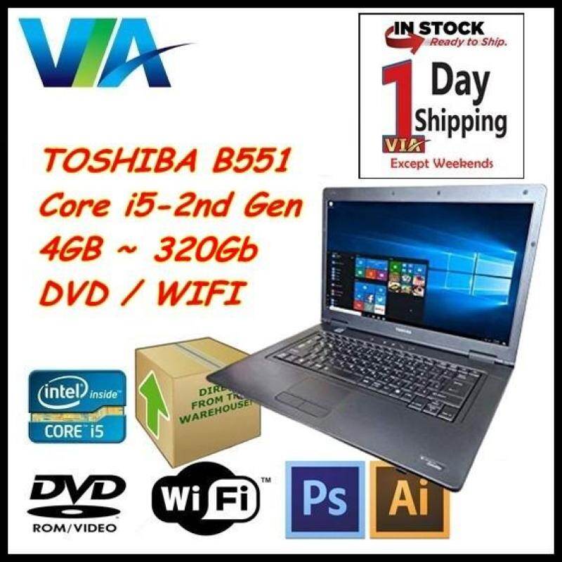 Toshiba B551 E Core I5 2nd Gen 4gb 3gb Win7 Pro New