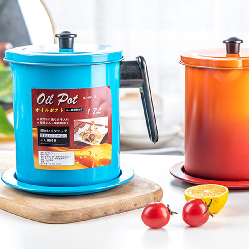 【100 Quality】Cooking เก็บน้ำมัน Grease Keeper จาระบีน้ำมันกรอง