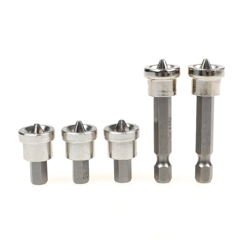 3Pcs Set Depth Stop Plasterboard Screws Locating Screwdriver Bits PH2 Hex Shank Drywall Dimpler Bits Drilling Bits Tools 25/50mm
