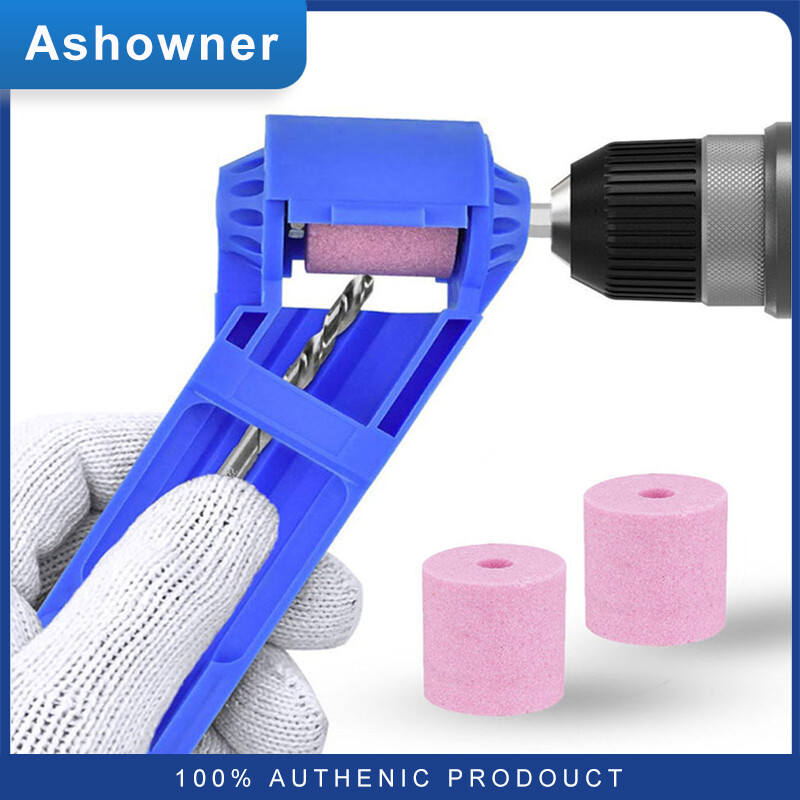 Ashowner 2-12.5mm Portable Corundum Grinding Wheel Drill Bit Sharpener Titanium Drill Portable Drill Bit Powered Tool Parts