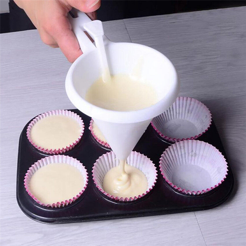 【Sẵn Hàng】dụng Cụ Làm Bánh Có Thể Điều Chỉnh Icing Candy Bếp Phễu Sô Cô La Pastry Phụ Kiện Batter Kem Cookie Cupcake Pancake