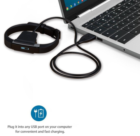 1M USB Charging Cable Dock for Fitbit Alta Fitbit Alta HR Fitness Tracker