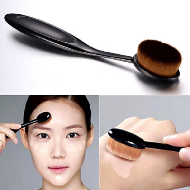 1PCS Toothbrush Foundation & Powder Brush, Makeup Brush Set, BB Cream, Liquid Brushes, Cosmetic Makeup, Beauty
