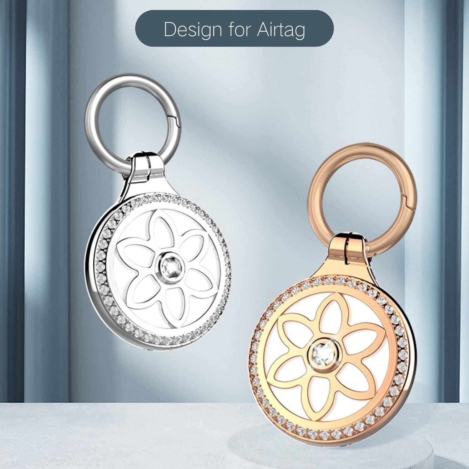 Cho không khí Thiết bị theo dõi dạng thẻ shinning quẻ trường hợp bảo vệ cho airtag Apple chống mất định vị bảo vệ