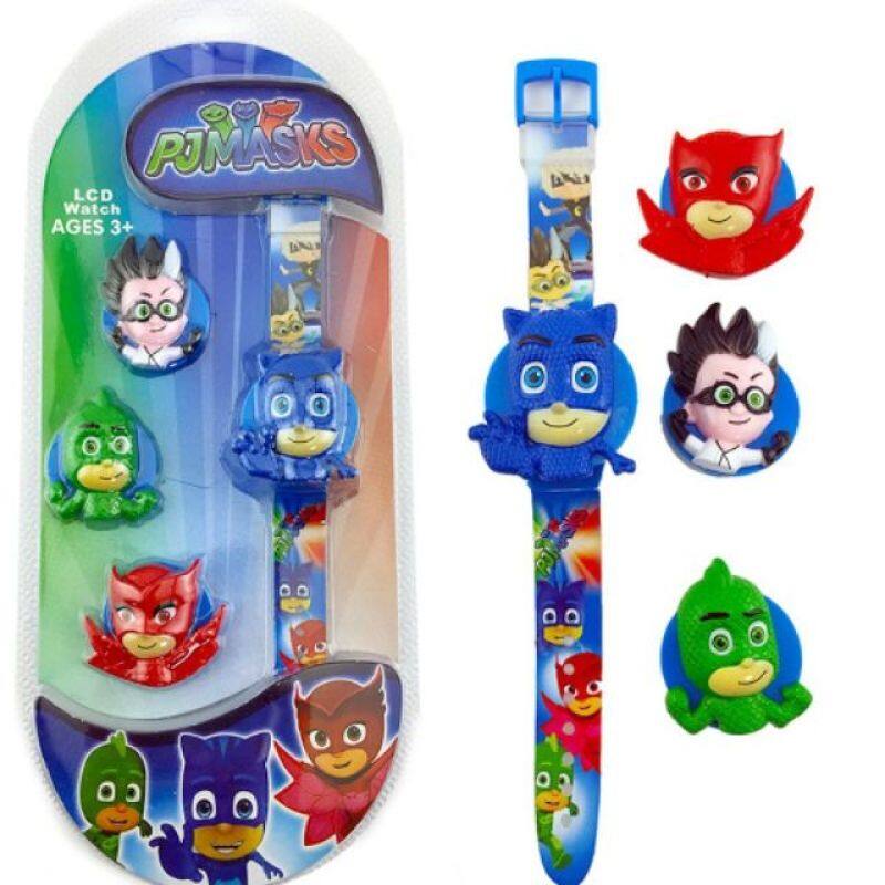 Comel PJMasks kids Lcd Toy Watch Ages3+ Malaysia