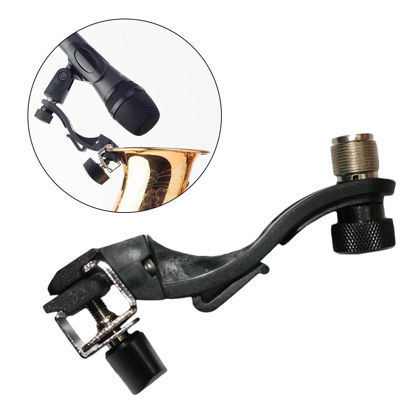 Moon Pomelo Drum Microphone Clip for 6"-18" Diameter Drums Shockproof Mount for Studio