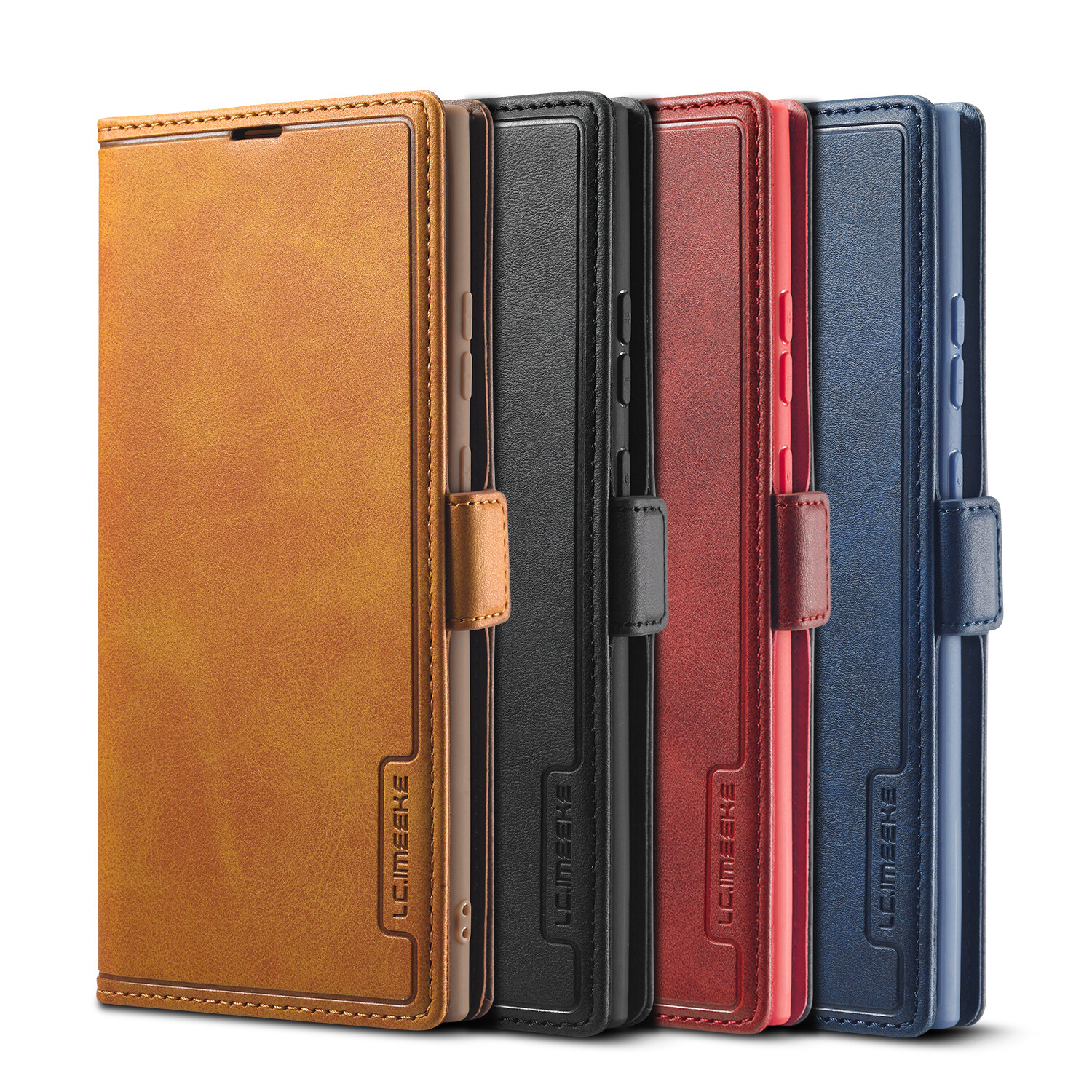 Thinmon for Samsung Note 20/Note 20 Ultra Case Luxury Retro Premium PU Leather Magnetic Flip Case for Samsung Note 20/Note 20 Ultra Luxury Denim Fabirc Retro Wallet Flip Case