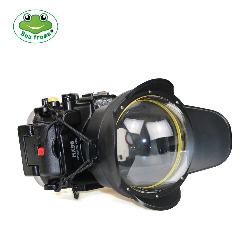Seafrogs สแควร์ Fisheye Dome เหมาะสำหรับเหลี่ยมกระเป๋ากล้องกันน้ำใต้น้ำ ...