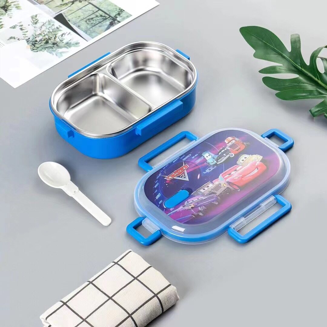 Kid Lunch Box, Stainless Steel Lunch Boxes , Cartoon Lunch Box, School ...