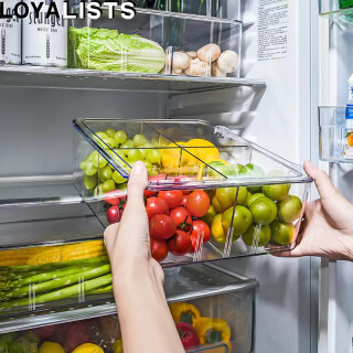 LOYALISTS Hộp Sắp Xếp Tủ Lạnh Hộp Đựng Đồ Hộp Đựng Tủ Lạnh Có Thể Xếp thumbnail