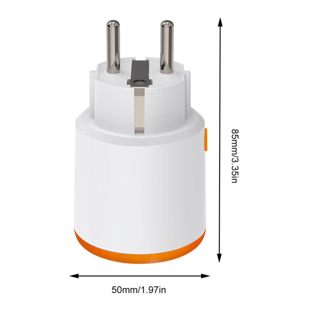 Tuya Smart Plug 16A Zigbee 3.0 EU Smart Socket with Power Monitoring Work with Alexa Google Assistant