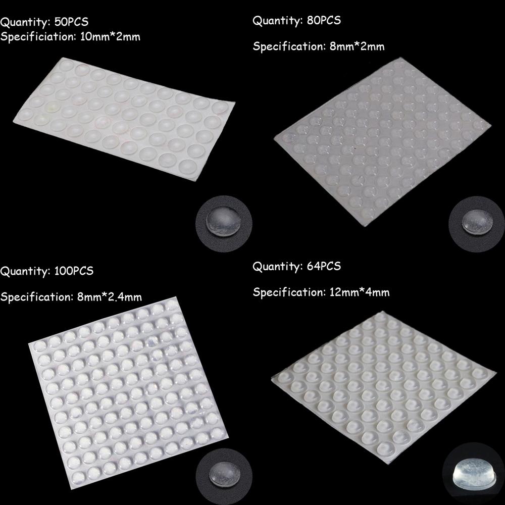 50/64/80/100 Miếng đệm chặn cửa có chất liệu silicone bền chống va chạm và chống ồn - INTL