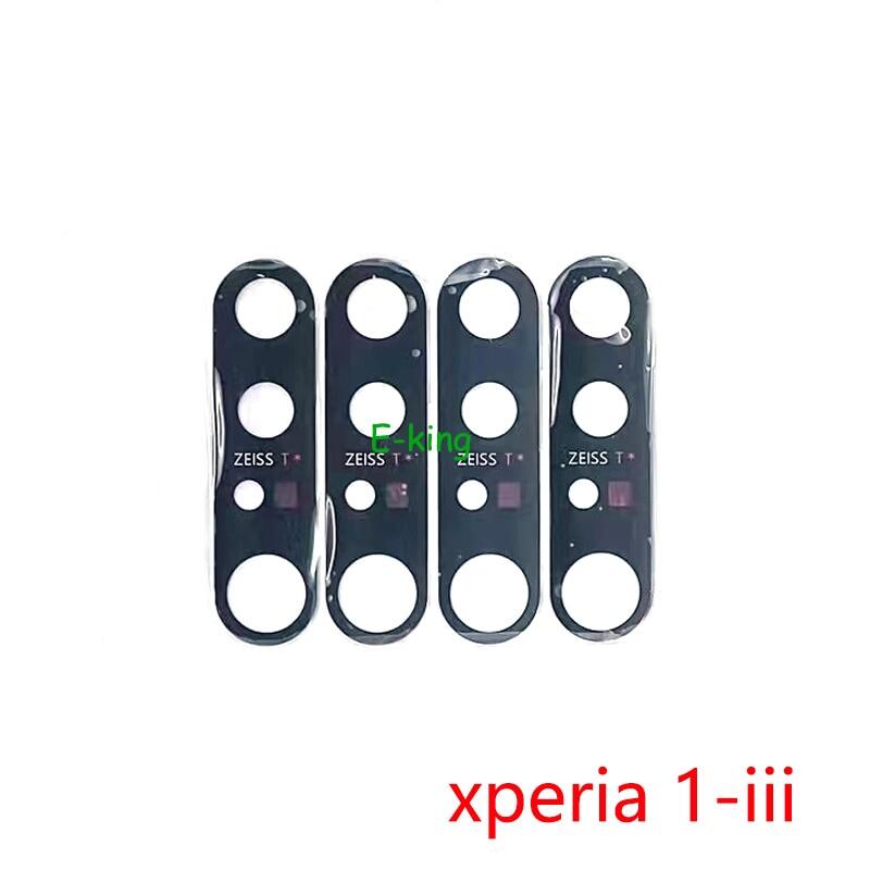 For Sony Xperia 1 II III Back Rear Glass Camera Lens With Adhesive