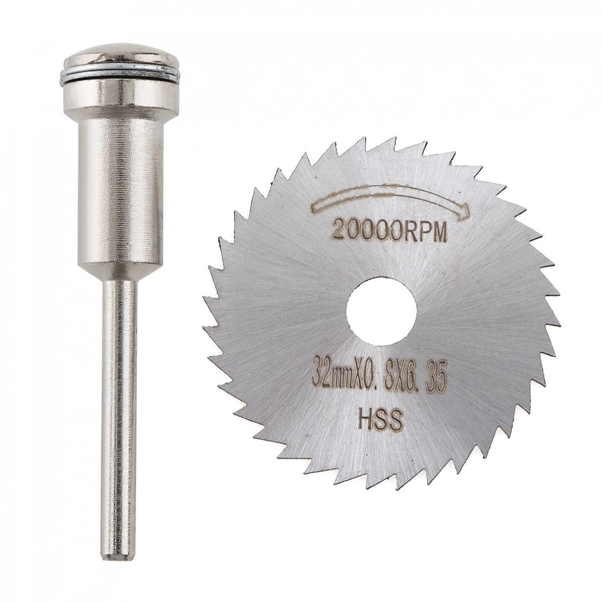 ChgImposs 32mm HSS High Speed Steel Mini Circular Multifunctional Saw Blade Cutting Tool