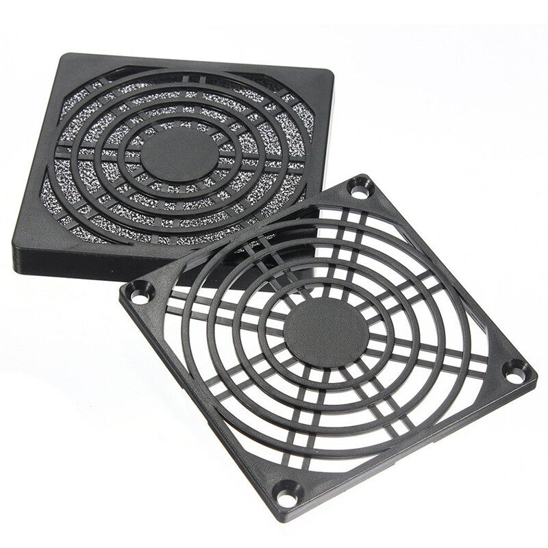 💖Best Buyle Dustproof 80mm Case Fan Dust Filter Guard Grill Protector Cover PC Computer