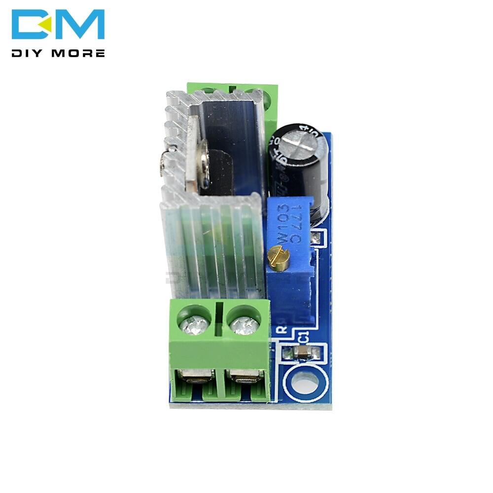 diymore Bộ chuyển đổi tuyến tính DC Buck Low Ripple Board Nguồn điện áp thấp Bộ điều chế tuyến tính có thể điều chỉnh LM317