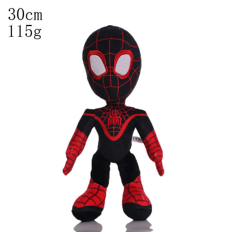 Movie Avengers Spider Man Plush Toys Groot Hulk Gwen Peter Parker Dolls Soft Stuffed Toy For Kids