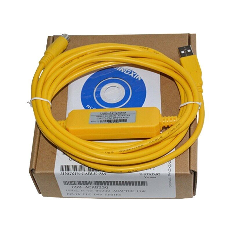 {：”——》 for delta plc programming cable dvp ex eh ec se sv ss series download line drop shipping