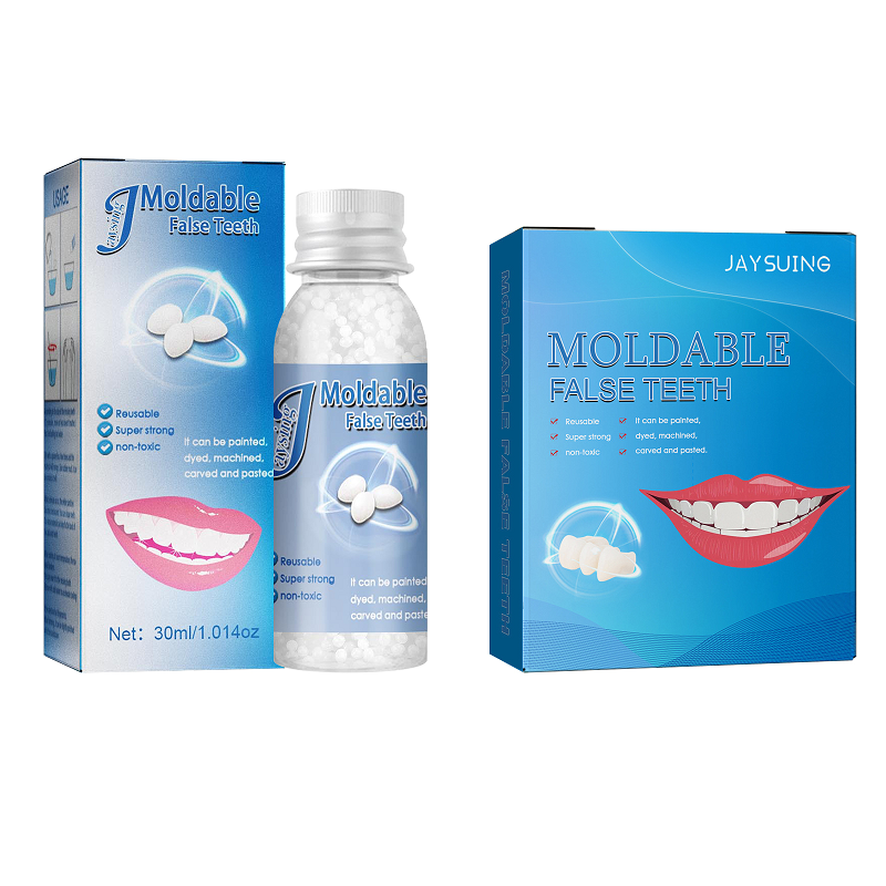 Jaysuing Denture Repair Kit Missing Broken Teeth Recovering Moldable Tooth Filling Tools Filling Flase Teeth Repair Kit Temporary Tooth Repair Tools Solid Glue Plastic Kit Suit False Teeth Filling Dental Glue For Tooth Reparing
